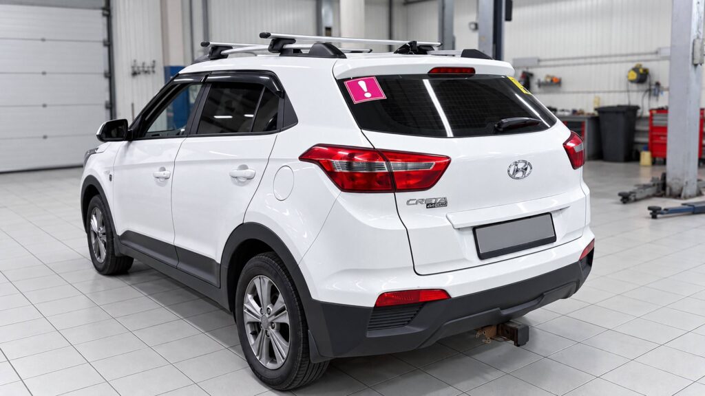 Hyundai Creta GS приехал на полную замену масла АКПП