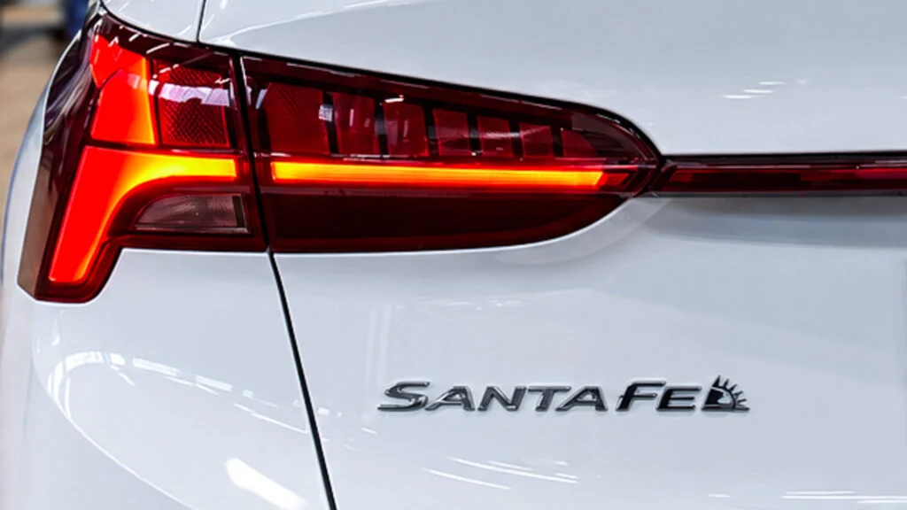 Hyundai Santa Fe TM шильдик модели