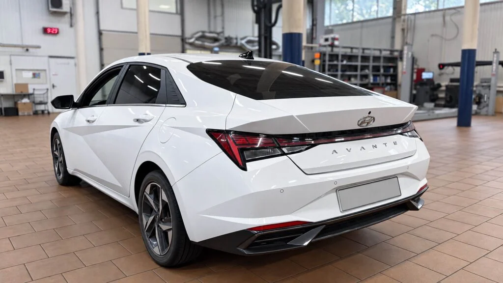 Hyundai Elantra CN7 приехала на малое ТО