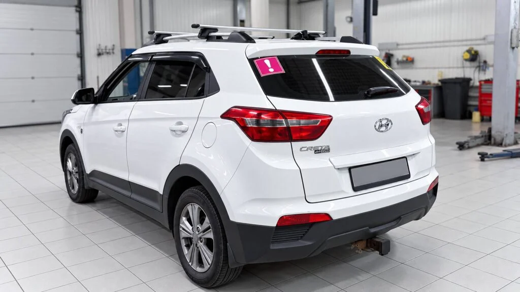 Hyundai Creta GS приехал на полную замену масла АКПП